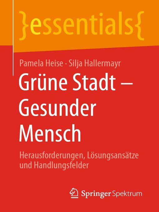 Title details for Grüne Stadt--Gesunder Mensch by Pamela Heise - Available